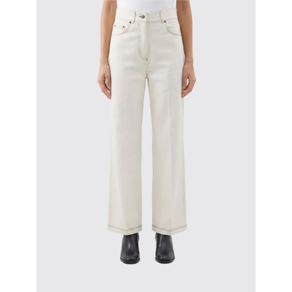 Max Mara Women Wool Blend Straight Jeans Max Mara